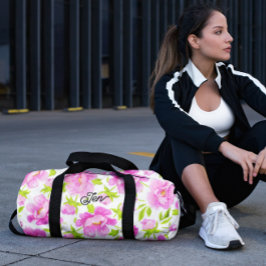 Bolso De Deporte Pequeño Watercolor Peonies Floral