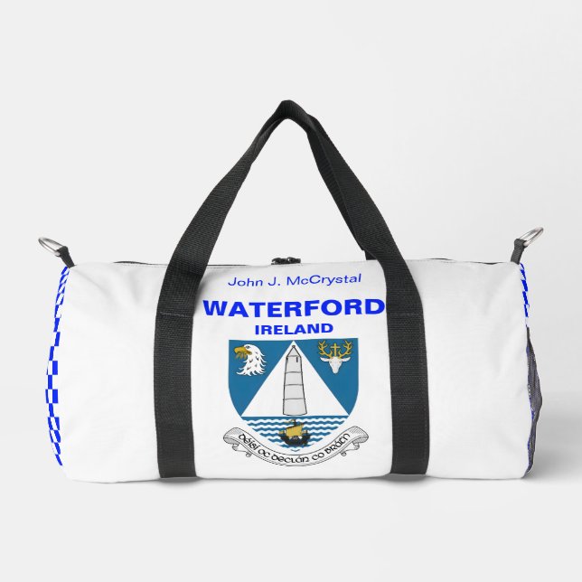 Bolso De Deporte Pequeño Waterford Irlanda - Personalizado irlandés (Anverso)