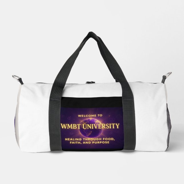 Bolso De Deporte Pequeño WMBT University  carry bag.  (Anverso)