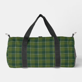 Bolso De Deporte Pequeño Woodland and Evergreen Plaid