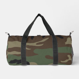 Bolso De Deporte Pequeño Woodland Military Camouflage Pattern