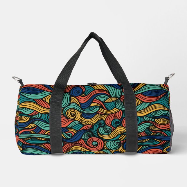 Bolso De Deporte Pequeño Wool Topped paisley (Anverso)