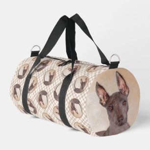 Bolso De Deporte Pequeño Xoloitzcuintli Pintura de Hairless Hepal Red Dog A