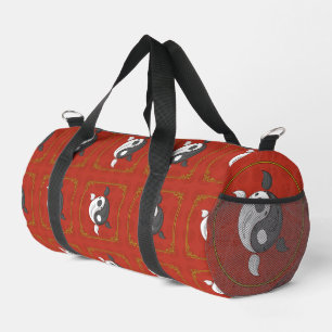 Bolso De Deporte Pequeño Yin y Yang el koi