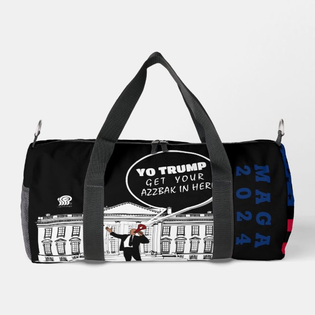 BOLSO DE DEPORTE PEQUEÑO YO TRUMP 2024 (Reverso)
