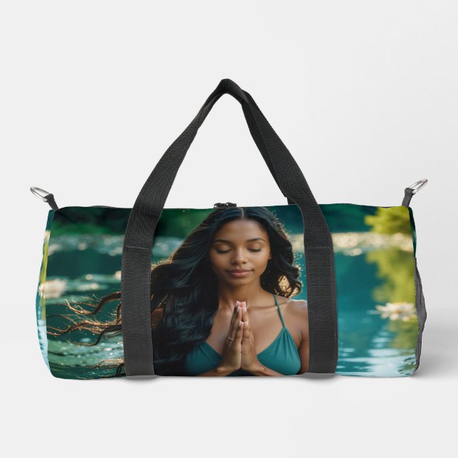 BOLSO DE DEPORTE PEQUEÑO YOGA - MEDITATION - CARPE DIEM - WELLNESS (Anverso)