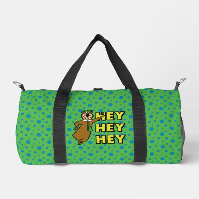 Bolso De Deporte Pequeño Yogi Bear Hey Hey (Anverso)