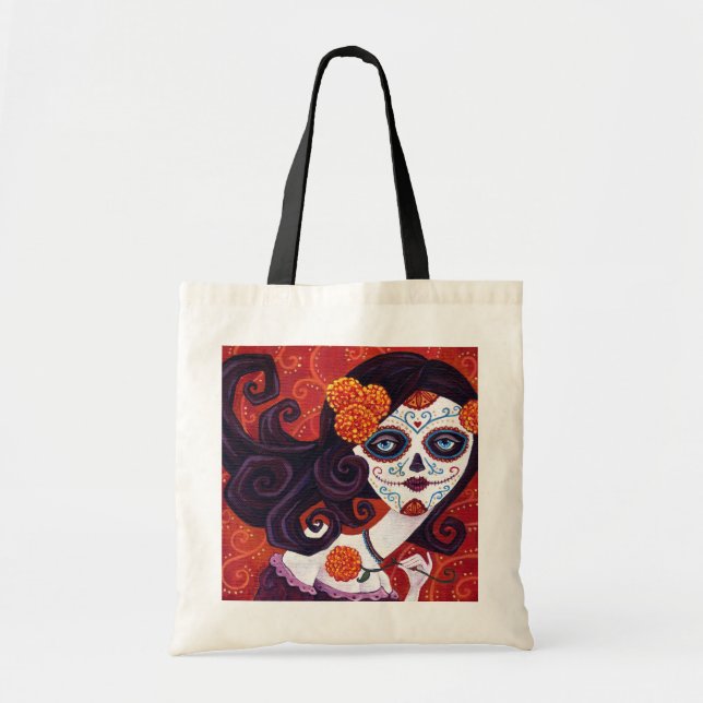 Bolso de Día de los Muertos Canvas (Frente)
