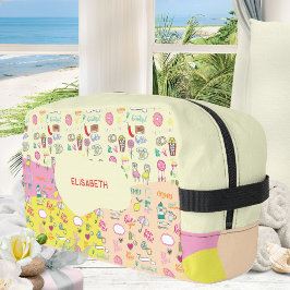 Bolso de Dibujos Kawaii Rosa Pastel Femenino