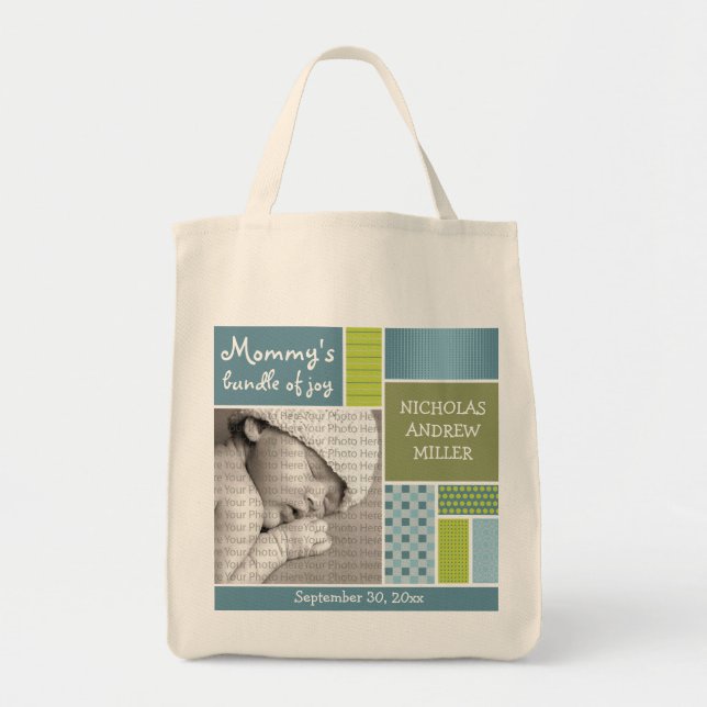 Bolso de encargo del pañal/de la mamá de la foto (Frente)