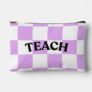 Bolso de enseñanza a cuadros
