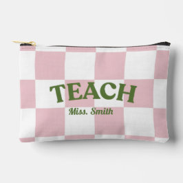 Bolso de enseñanza a cuadros personalizable