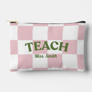 Bolso de enseñanza a cuadros personalizable