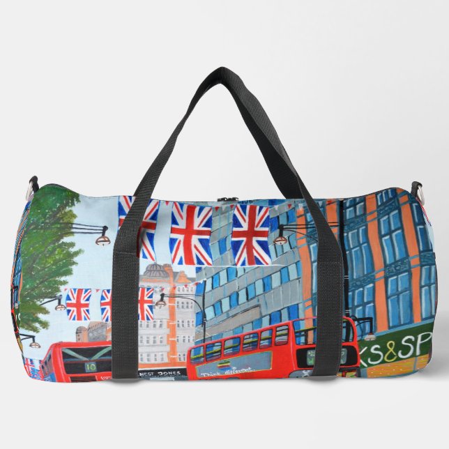 Bolso de gimnasia Queen's Jubilee London (Anverso)