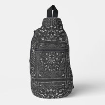Bolso de hombro vintage negro