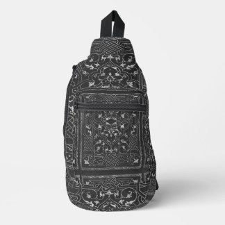 Bolso de hombro vintage negro