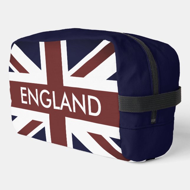 Bolso de inodoro de viaje del personalizado britán (Esquina izquierda)