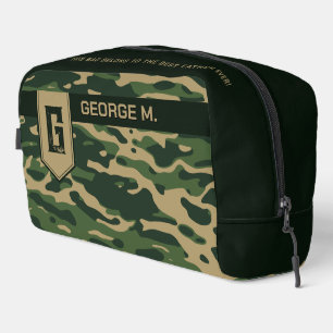 Bolso de inodoro del patrón de camuflaje para homb