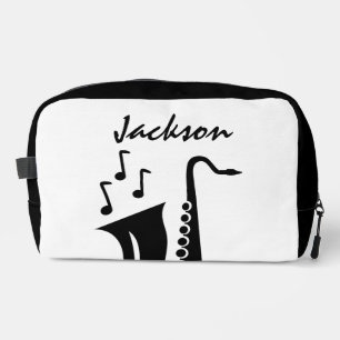 Bolso de inodoro personalizado con diseño saxofóni