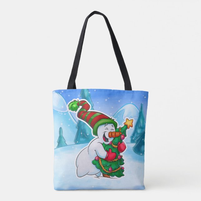 bolso de juguete de snowman lindo (Reverso)