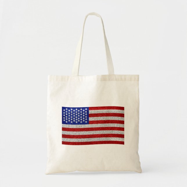 Bolso de la bandera americana del vintage (Frente)
