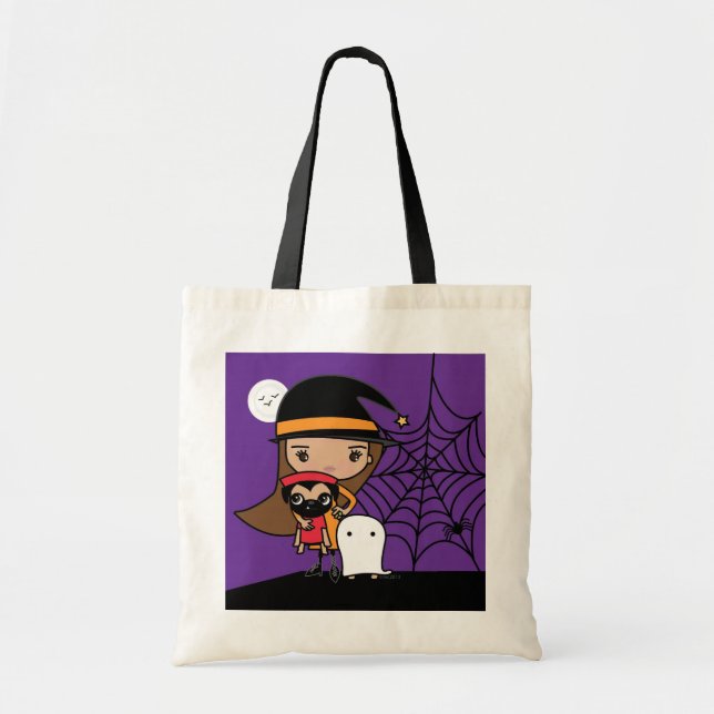 Bolso de la bruja y del caramelo de Halloween del (Frente)