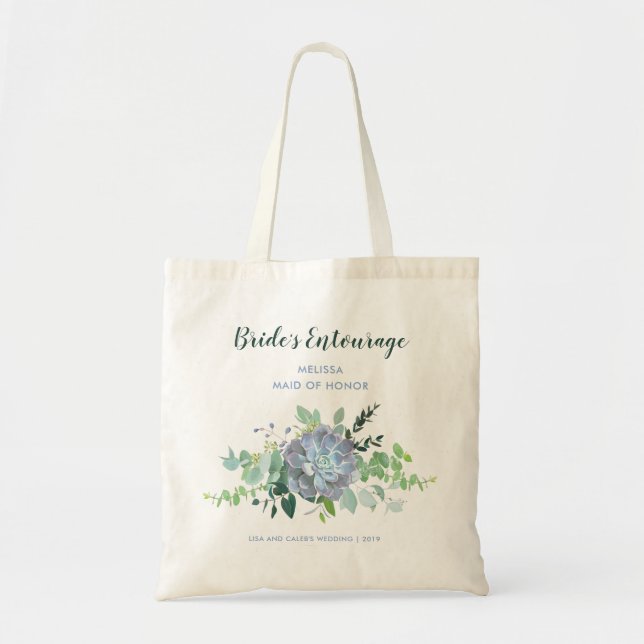 Bolso de la comitiva de la novia suculenta (Frente)