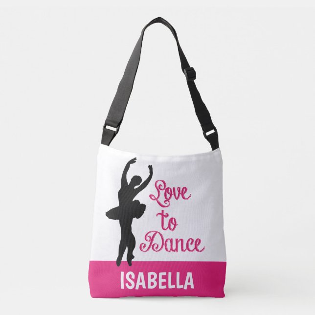 Bolso de la danza del bailarín de los chicas de la (Anverso)