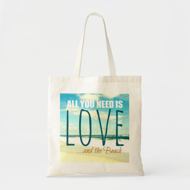 Bolso de la foto de la playa del amor (Frente)