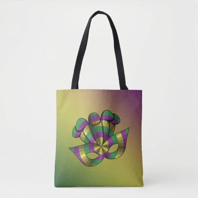 Bolso de la impresión de la máscara del carnaval (Anverso)