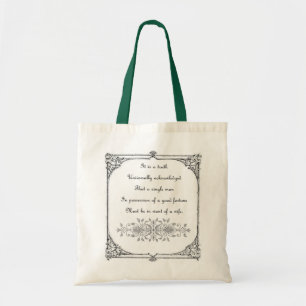 Bolso de la inspiración de Jane Austen
