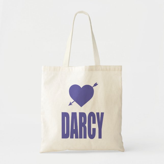 Bolso de la lona de Darcy del corazón (Frente)