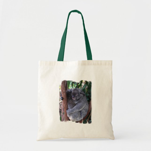 Bolso de la lona de la familia de la koala pequeño (Frente)