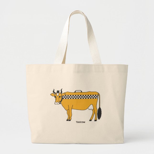 Bolso de la lona de Taxicow (Frente)