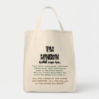 Bolso de la lona de Tim Minchin