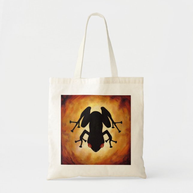 Bolso de la lona del icono de Coqui (Frente)