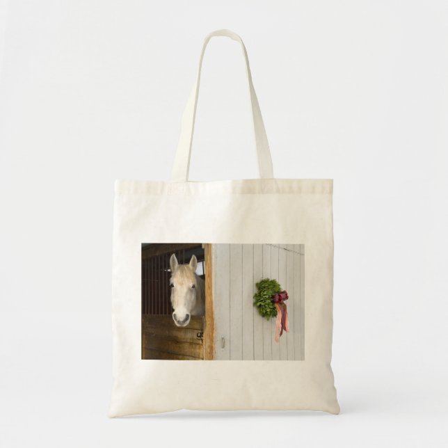 Bolso de la lona del navidad de Vermont (Frente)