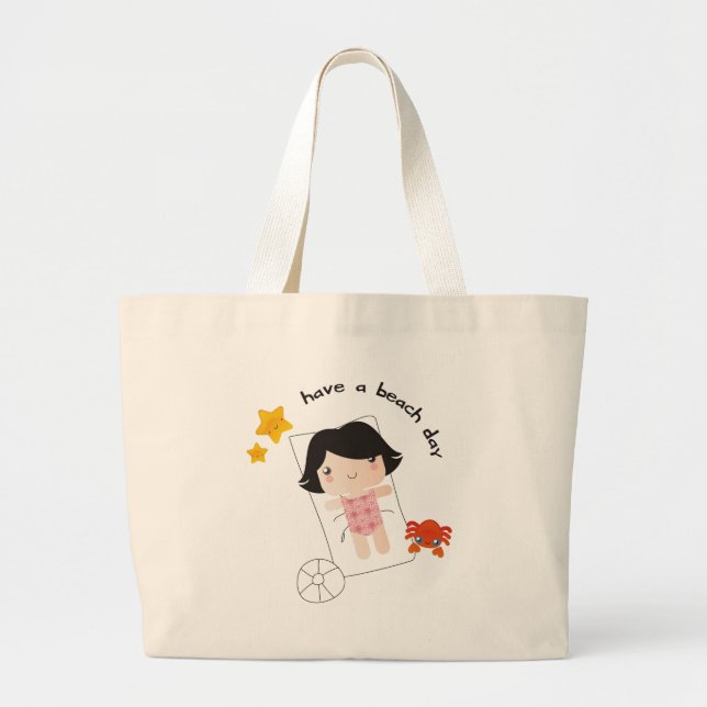 Bolso de la obra clásica del día de la playa (Frente)