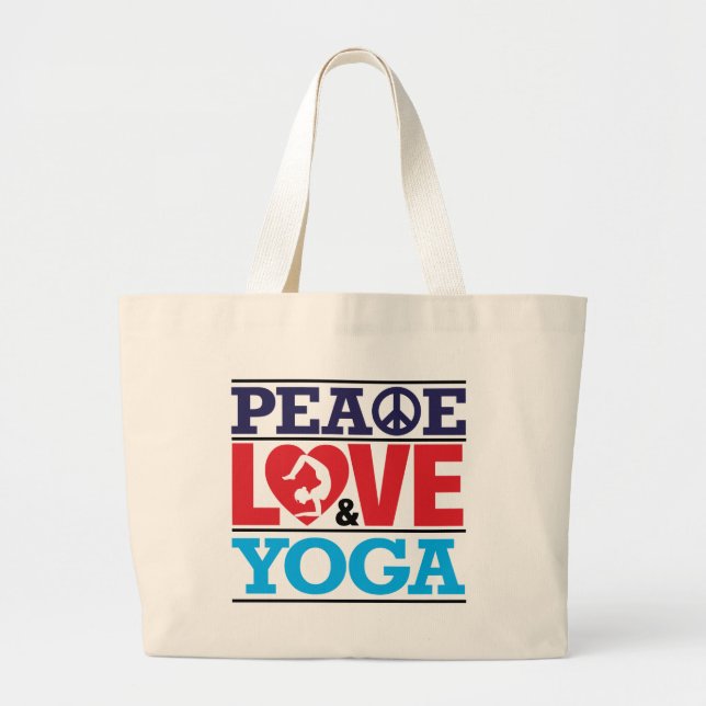 Bolso de la paz, del amor y de la yoga (Frente)