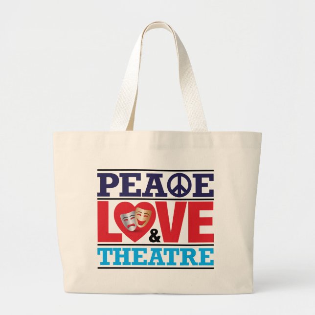 Bolso de la paz, del amor y del teatro (Frente)