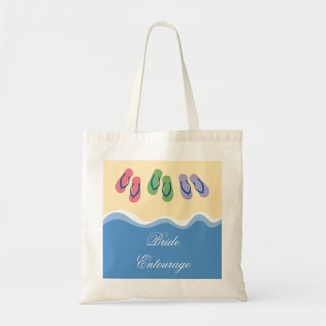 Bolso de la playa de los flips-flopes (Frente)