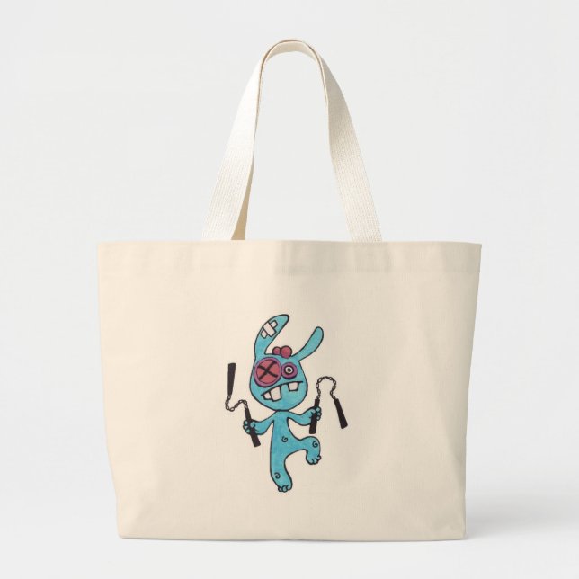 Bolso de la playa del conejo de Nunchaku (Frente)