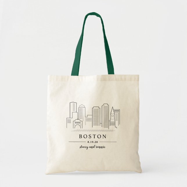 Bolso de la recepción de la boda de Boston (Frente)