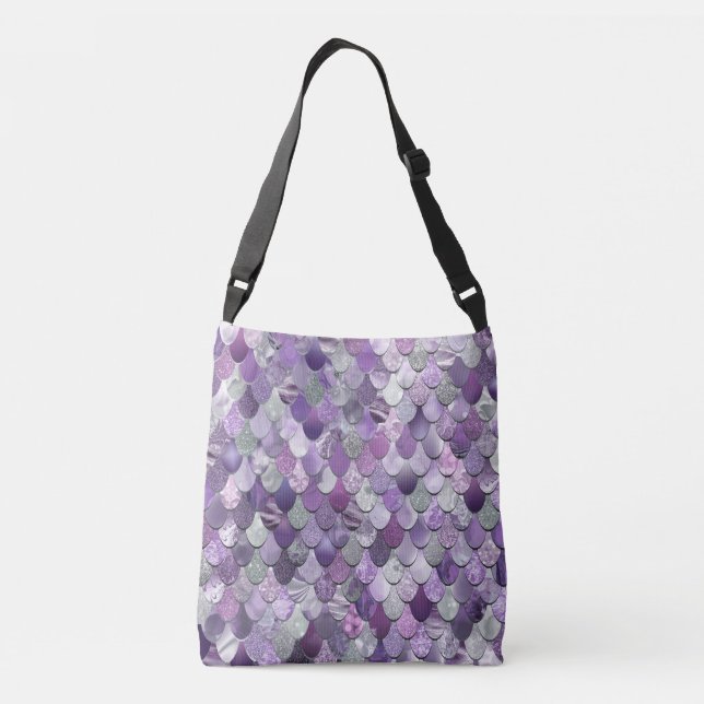 Bolso de la sirena, bolso de Crossbody, púrpura (Reverso)