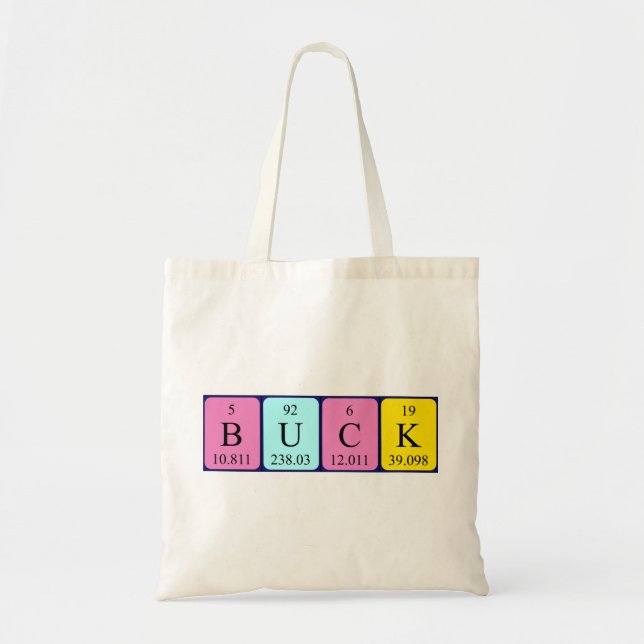 Bolso de la tabla periódica Buck (Frente)