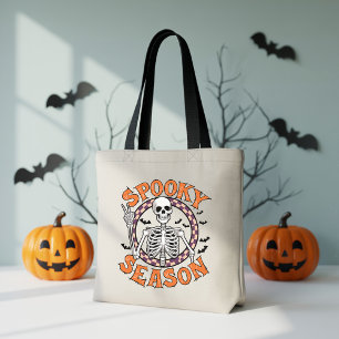 Bolso de la temporada espeluznante, bolsa de truco