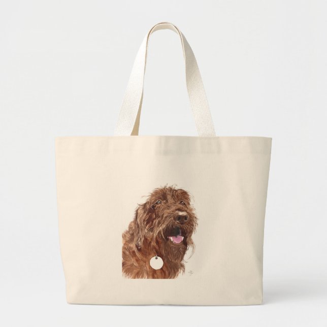 Bolso de Labradoodle #1 del chocolate (Frente)