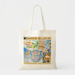 Bolso de los mosaicos de Guell del parque