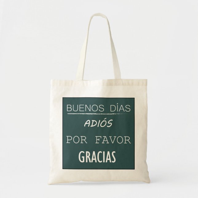 Bolso de los "profesores" (Frente)