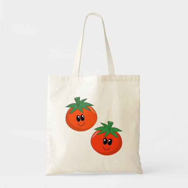 Bolso de los tomates del dibujo animado (Frente)